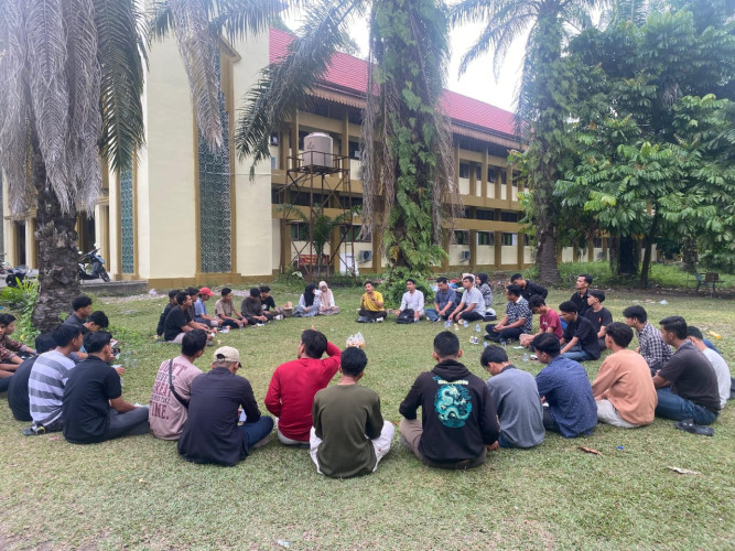 Ajak Generasi Muda Melek Politik, Hima Kosgoro 1957  Provinsi Riau Kunjungi Kampus UIN Suska 